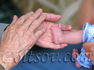 Great-Grandfather & Infant - Goltsov Photography Portrait